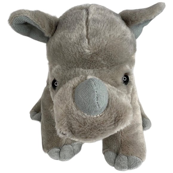 Wild Republic Rhinoceros Plush Rhino Gray Stuffed Animal Toy 15 Inch - Picture 3 of 8